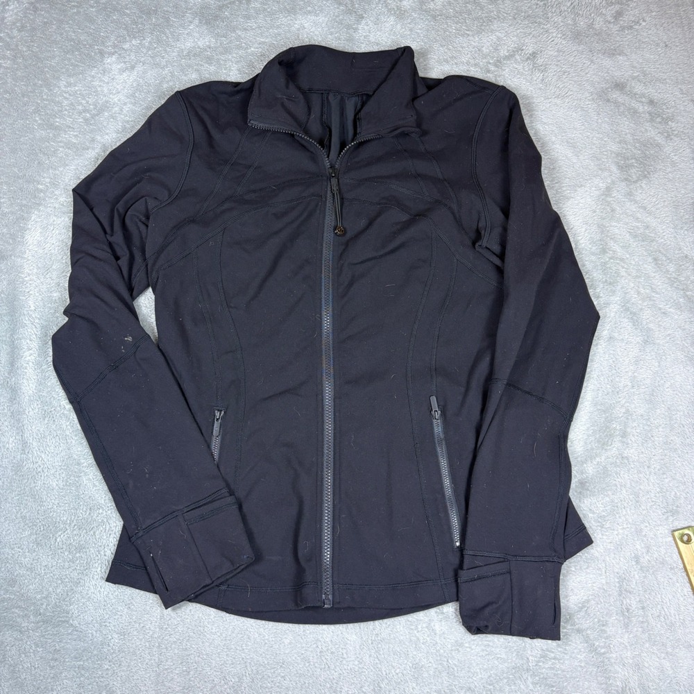 Lululemon Sweater Women 6 Define Jacket Full Zip Athletic Stretch Black‎